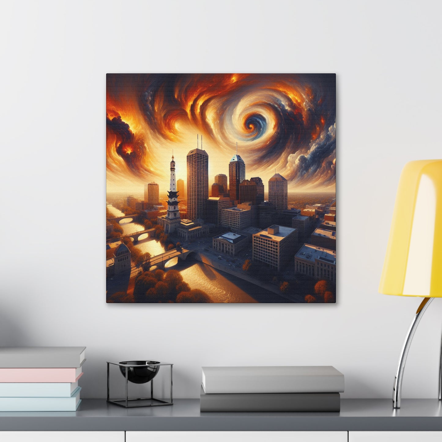 "Enigmatic Indianapolis Dreams" - Canvas