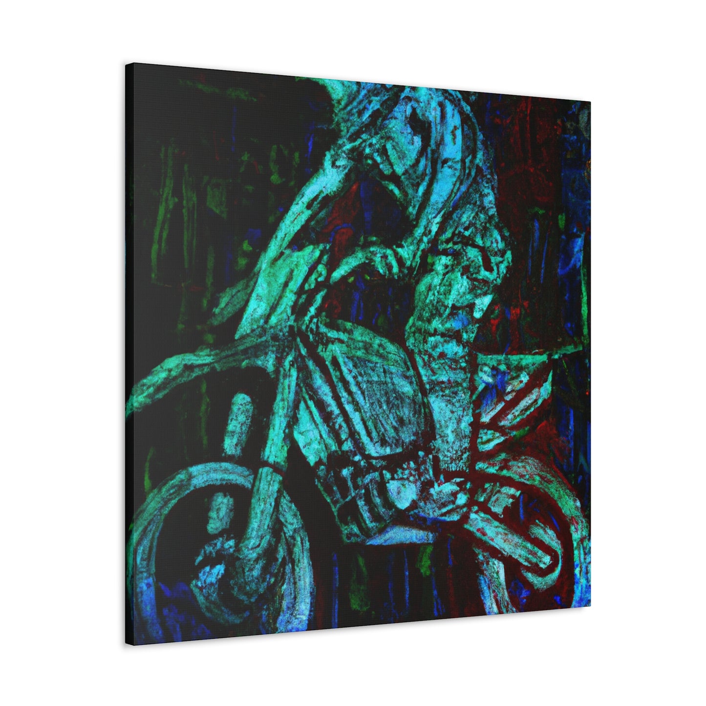 Motorcycle Racing Radiance - Canvas