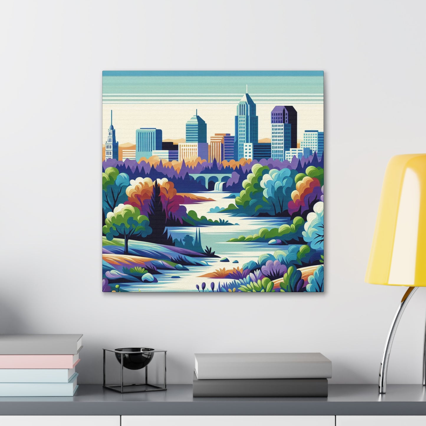 Golden Fields of Sacramento - Canvas