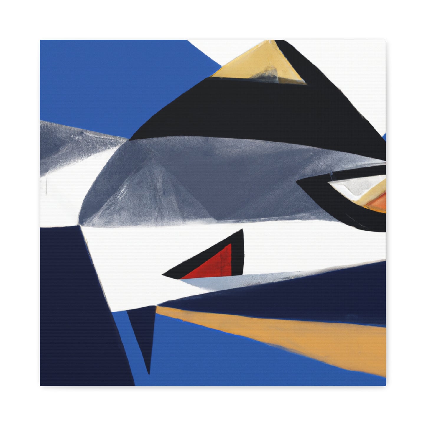 "Shark in Abstract Form" - Canvas