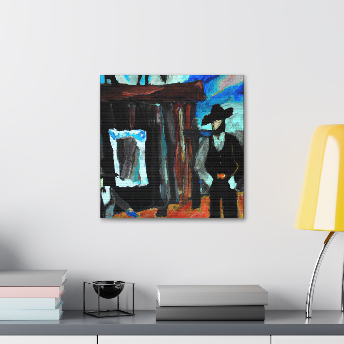 "Saloon in the 1940s" - Canvas