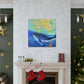 Whale in Impressionism - Canvas