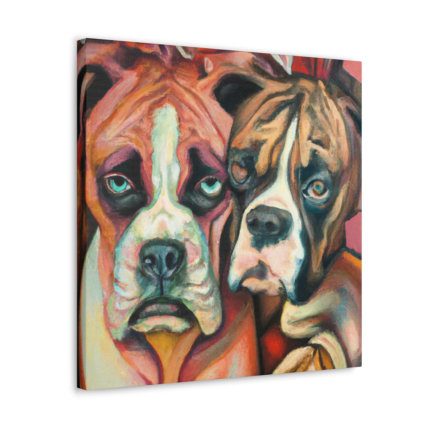 Boxer in a Dream - Canvas