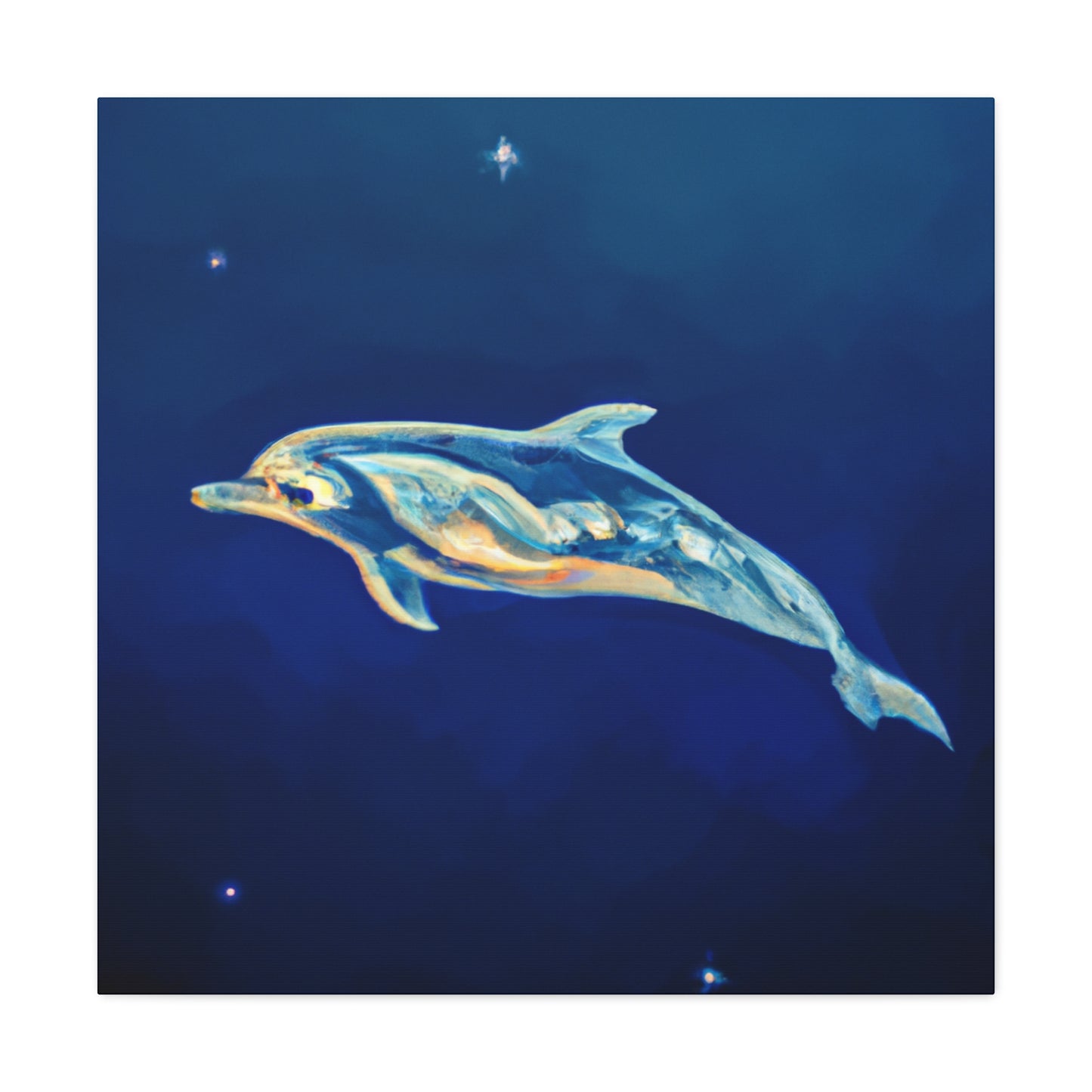 Dolphins in the Sky - Canvas