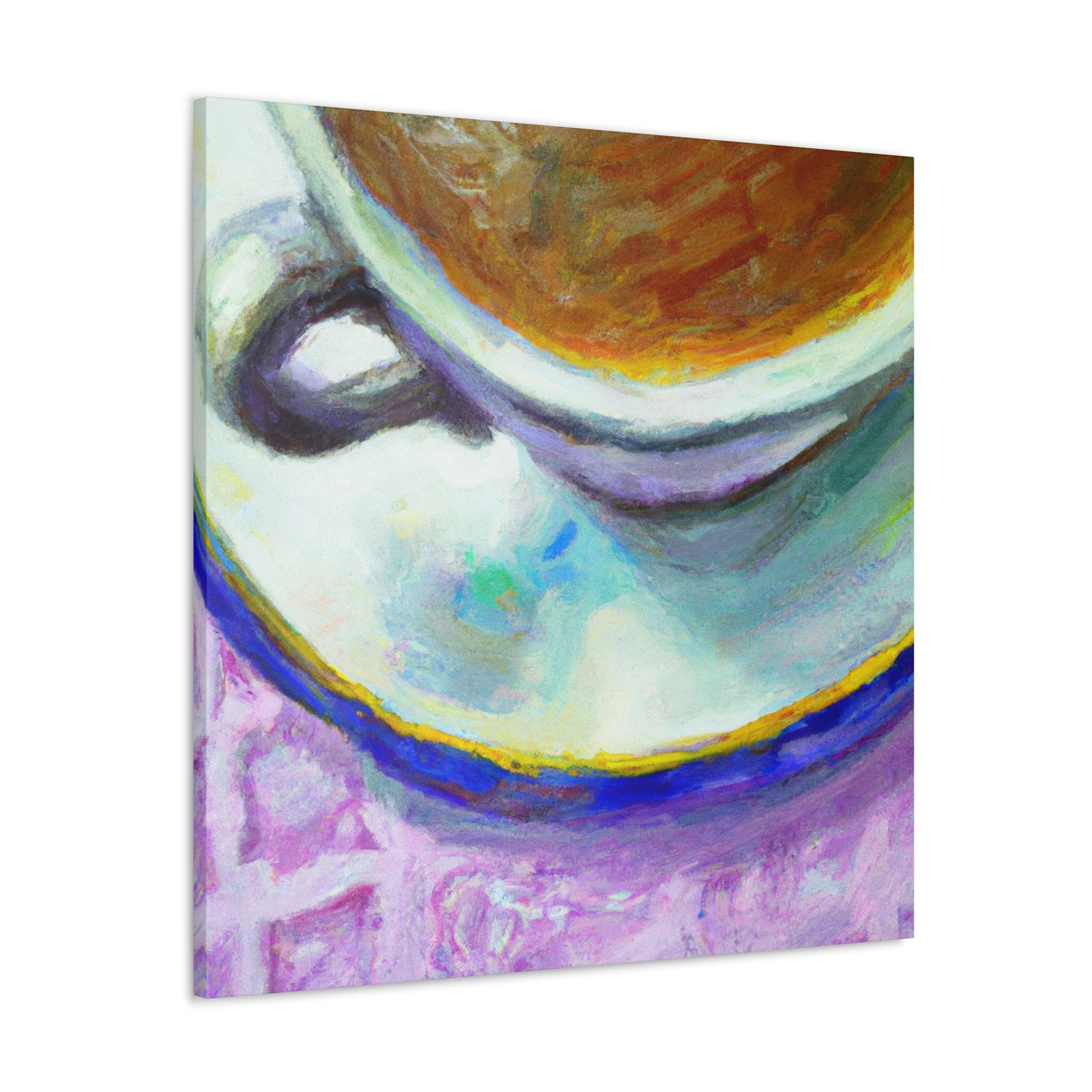 Coffee Cup Impressionism - Canvas