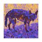 Coyote Among Hyacinths - Canvas