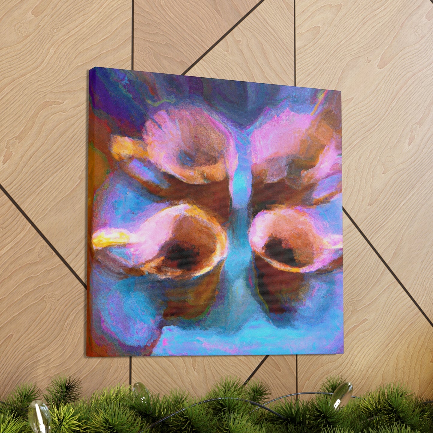 Tea Cup Reflection Dance - Canvas