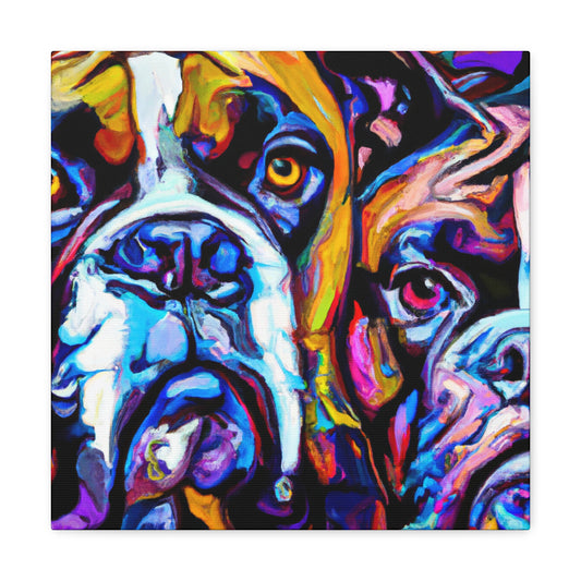 Boxer in Contemplation - Canvas