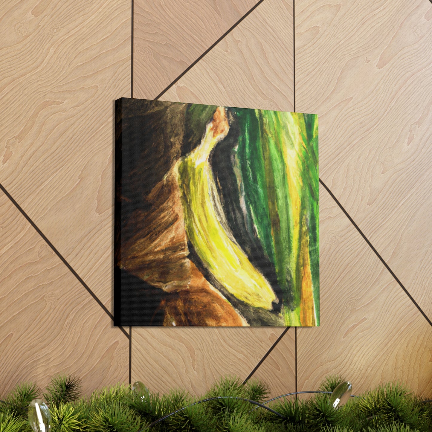 Bananna Garden Delight. - Canvas