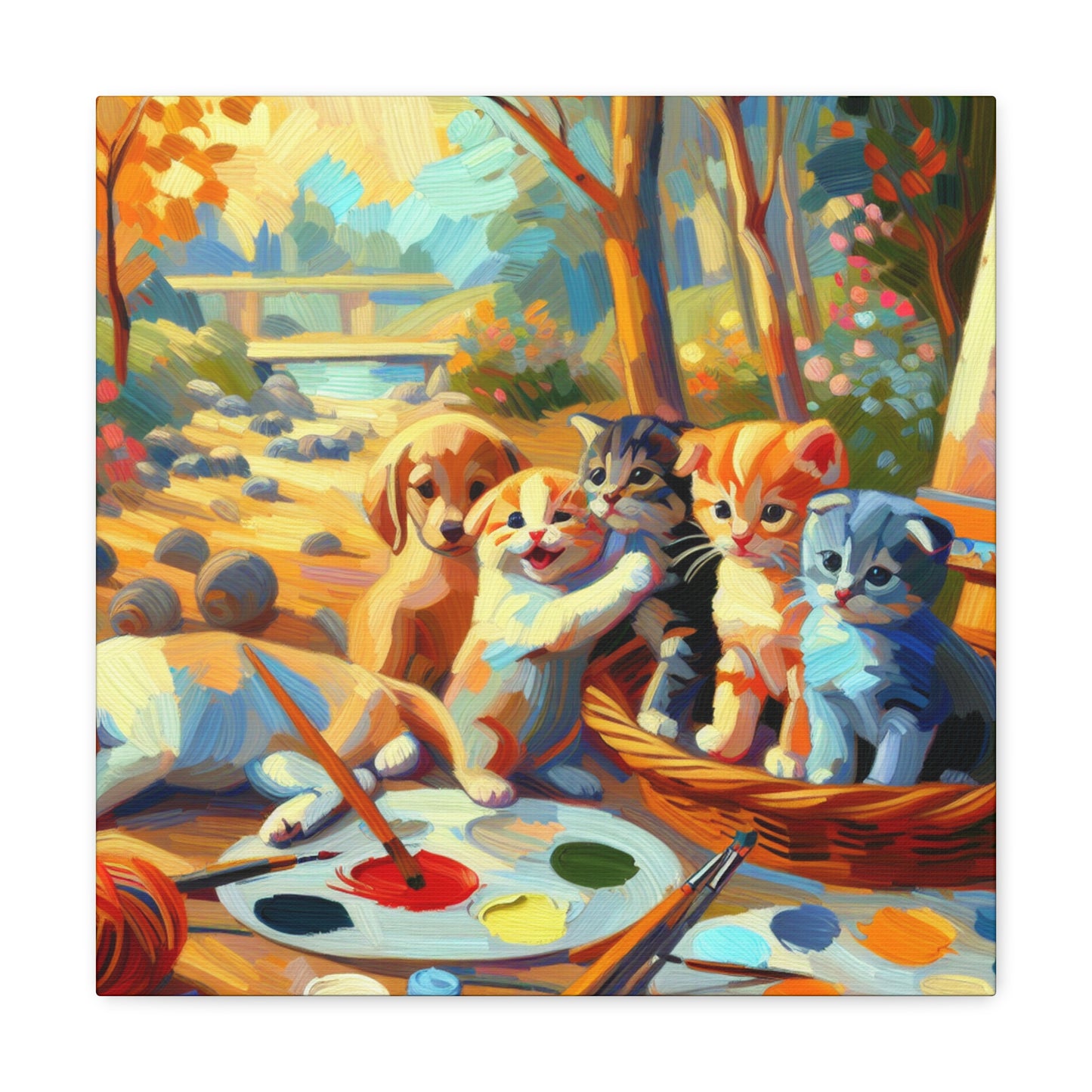 Whimsical Pet Melody - Canvas