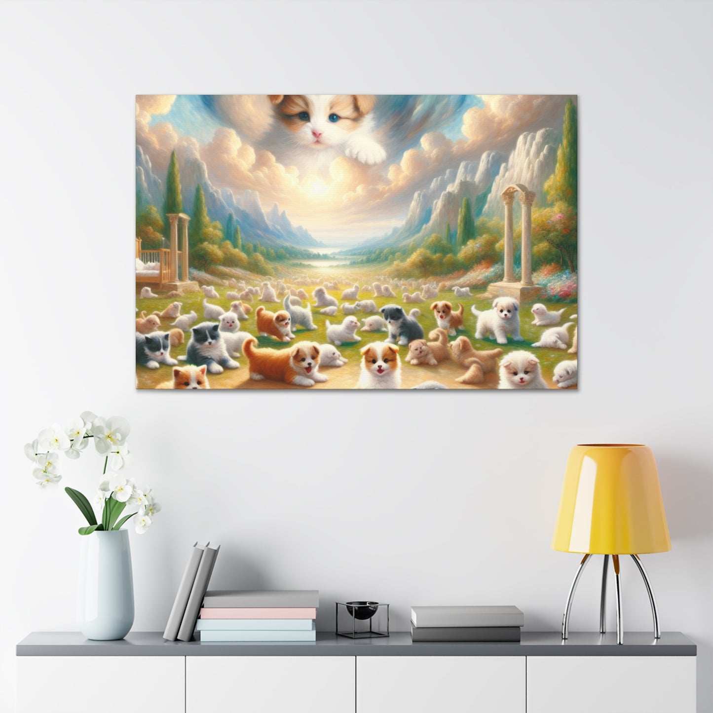 Whimsical Harmony of Youth - Canvas