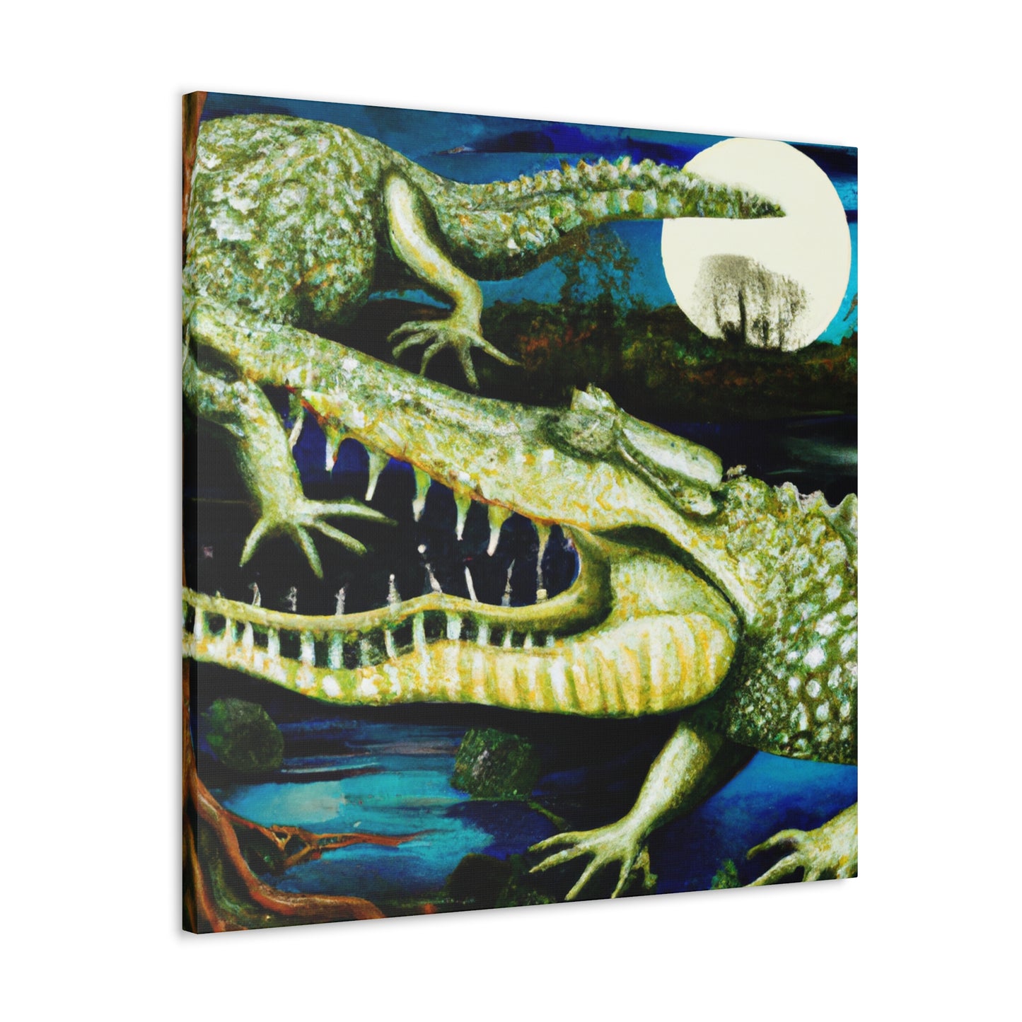 Crocodile in the Clouds - Canvas