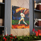 Catching a Fly Ball - Canvas