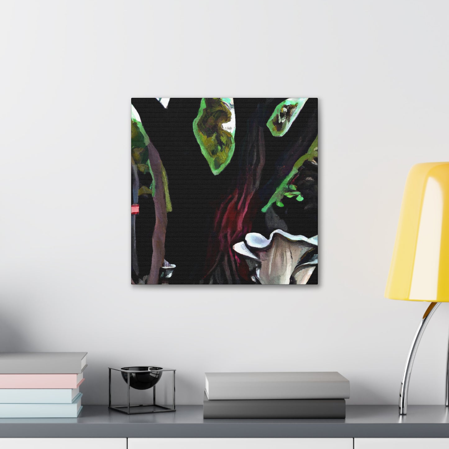 Mycelial Majesty Oysters - Canvas