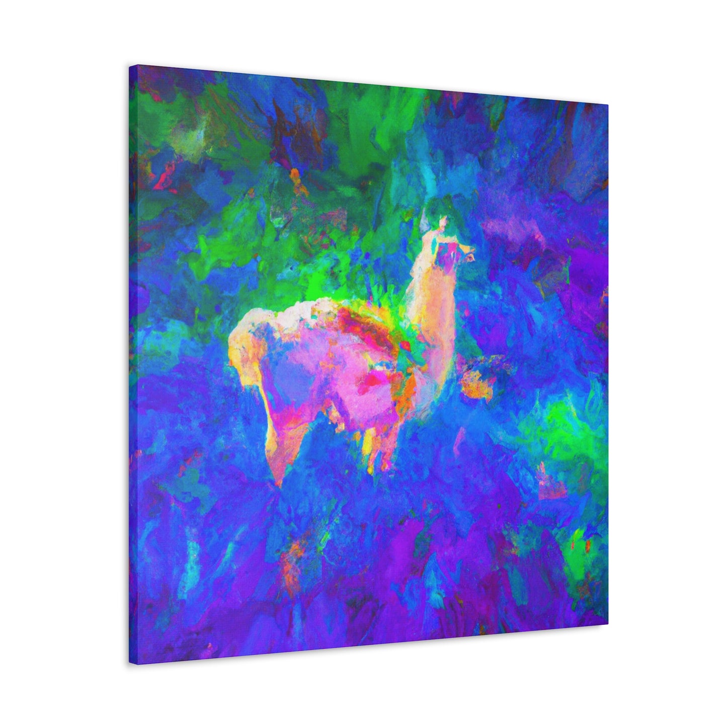 Llama in Impressionism - Canvas