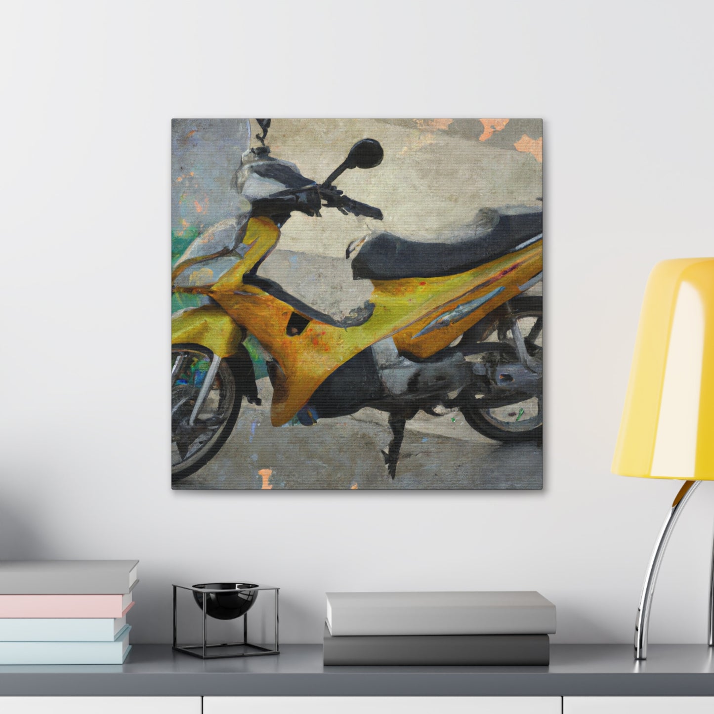 "Motorcycle Cruiser Dreamscape" - Canvas