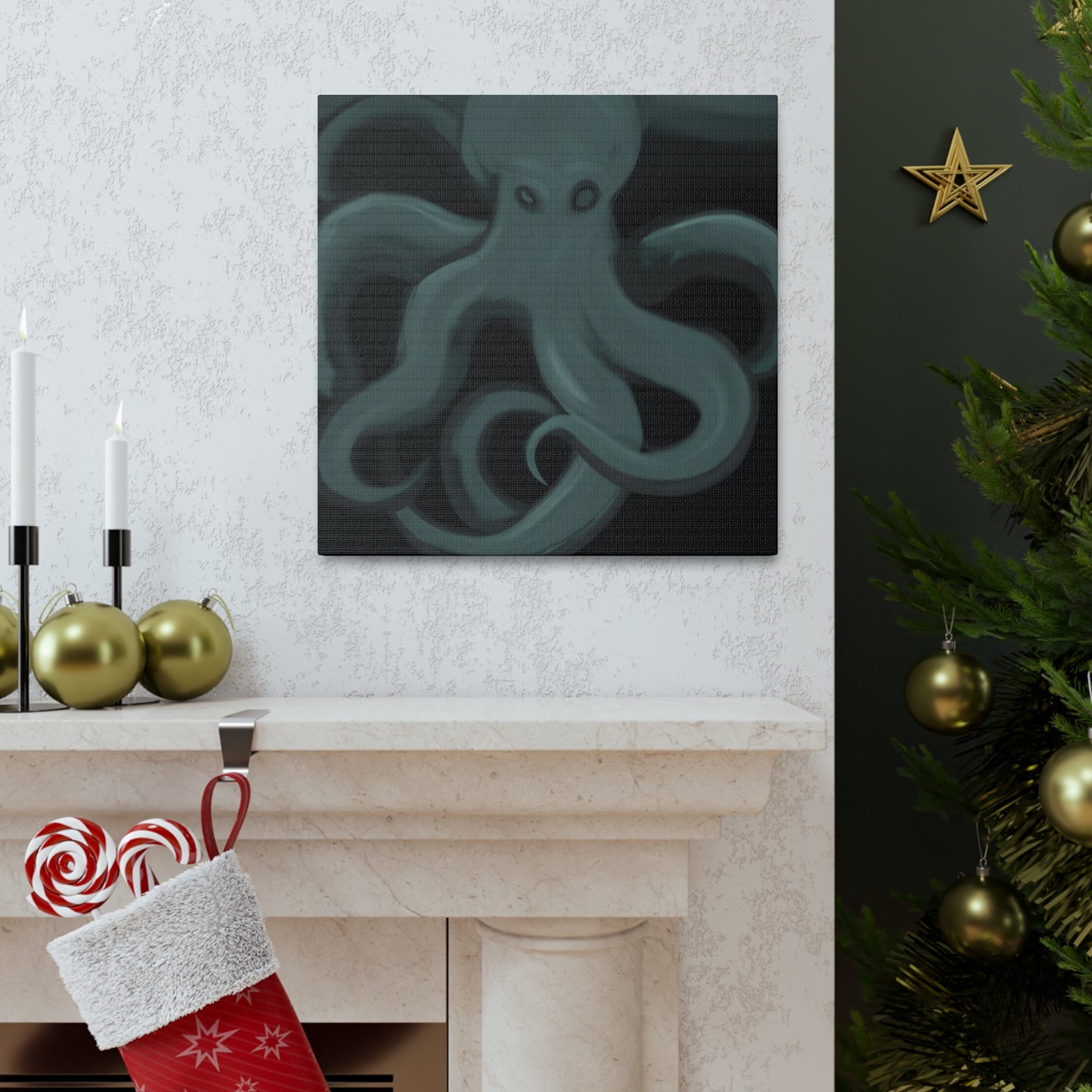 Octopus in Expressionism - Canvas