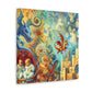 Whimsical Dragon Kingdom - Canvas