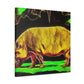 Warthog in Abstract. - Canvas