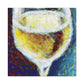 "Wine Glass Enraptured". - Canvas