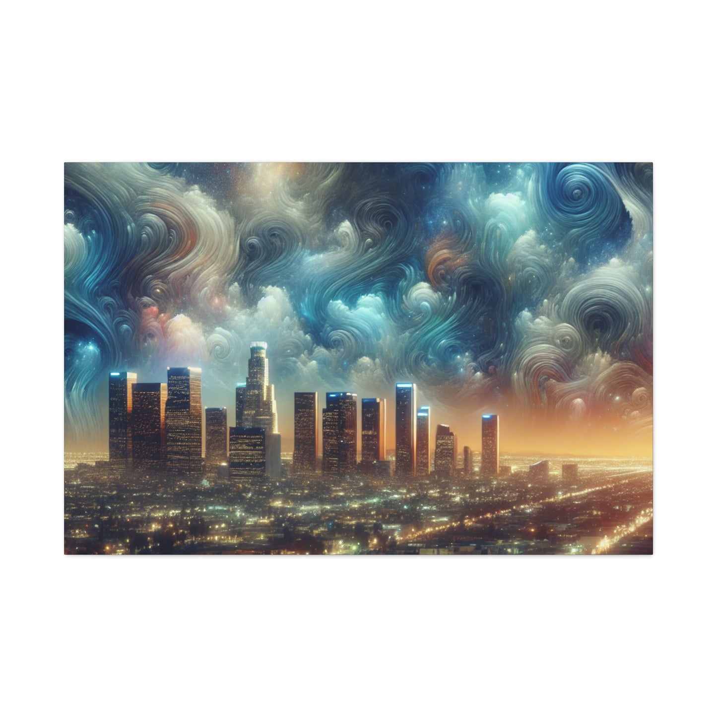 "Luminous City Dreams" - Canvas