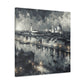 Nocturnal Urban Splendor - Canvas