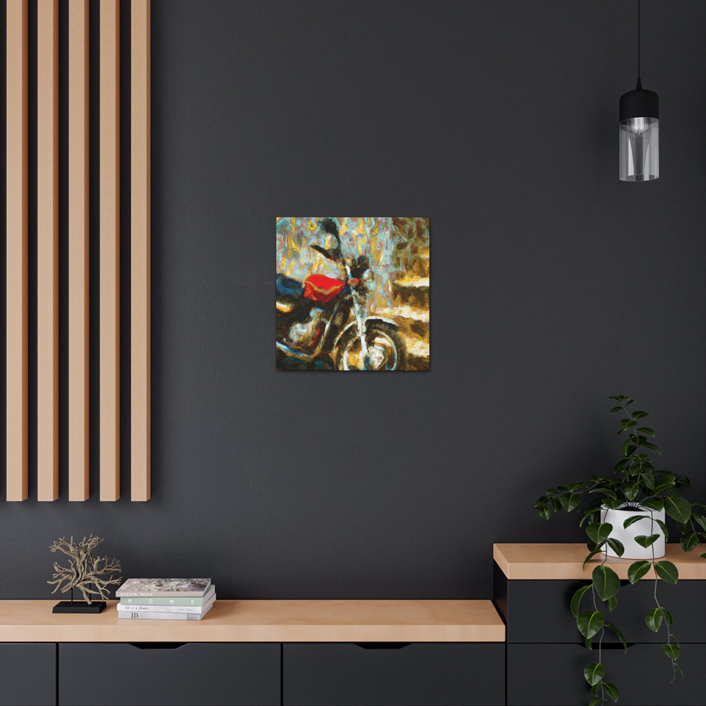 Speed on Two Wheels - Canvas