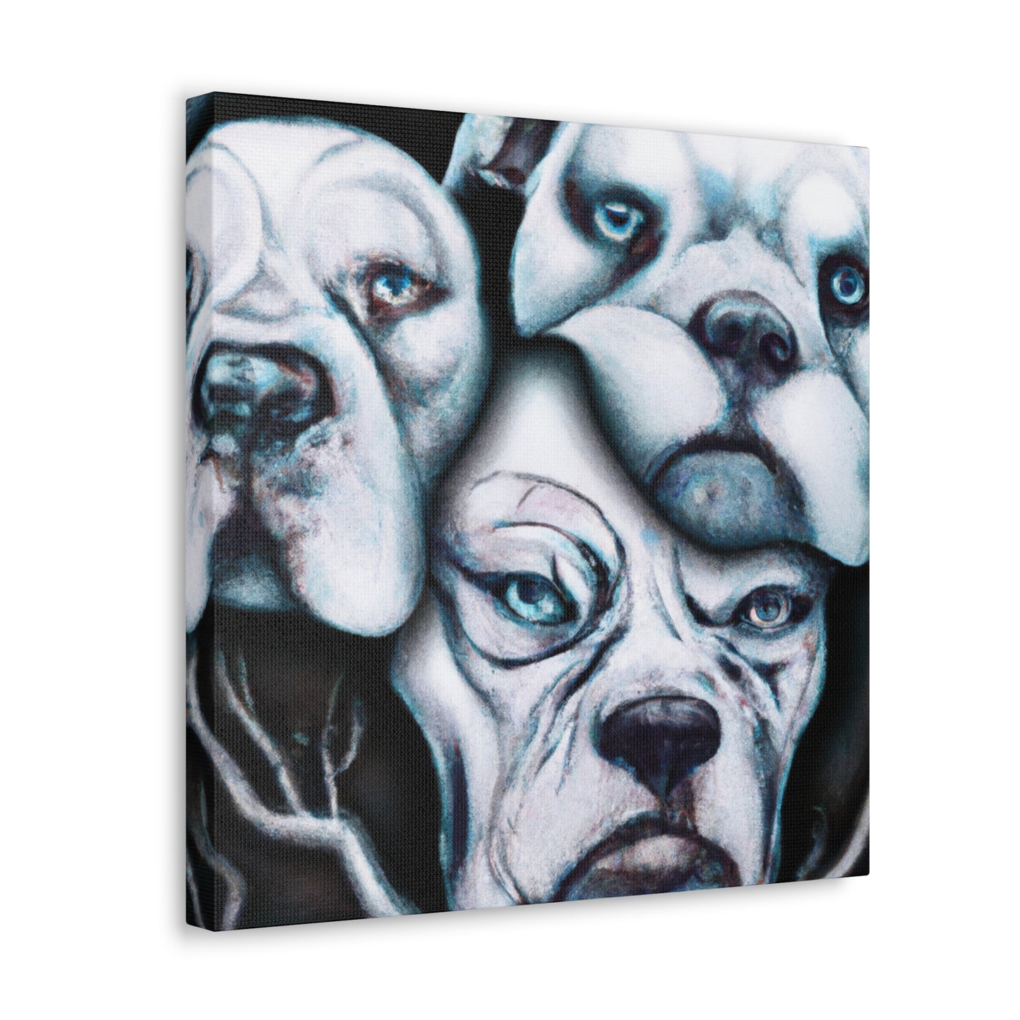 "American Bulldog Surrealism" - Canvas