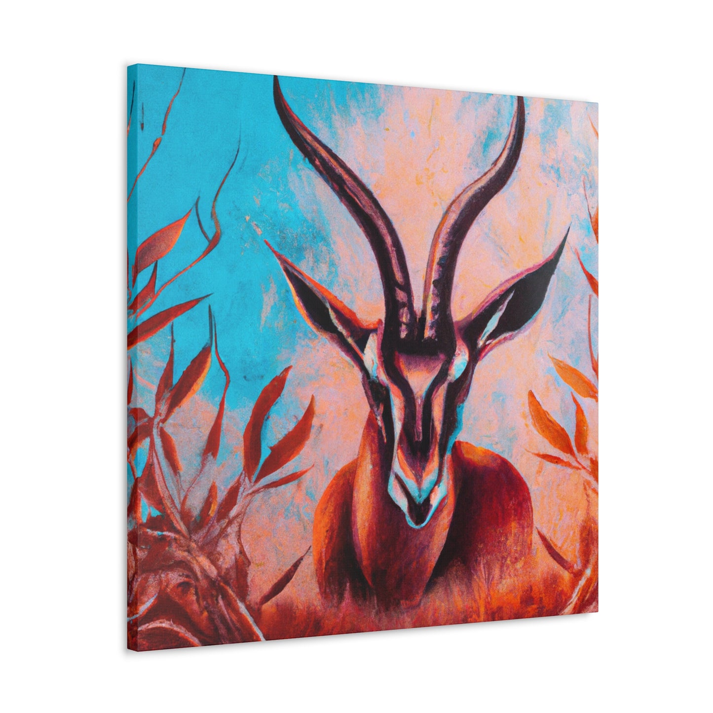 Antelope in Hyperrealism - Canvas