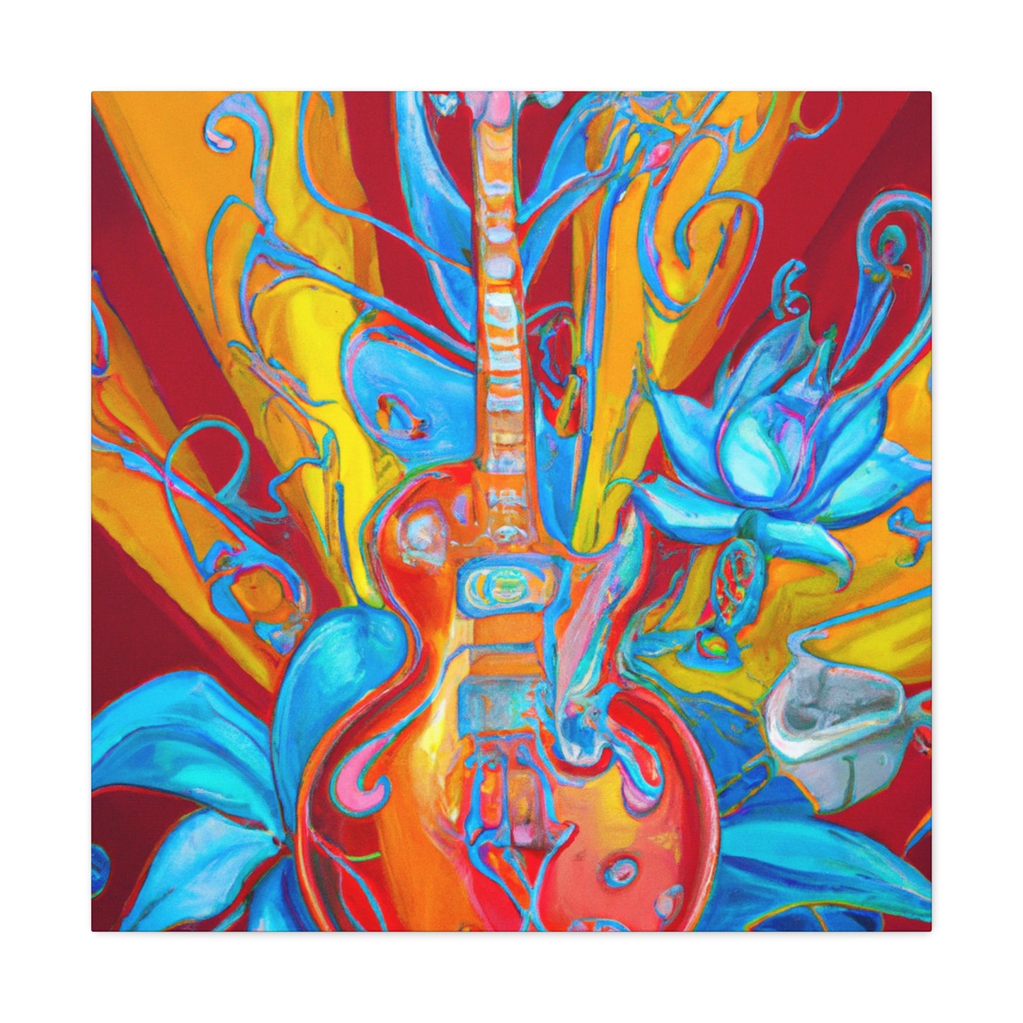 Gibson in Art Nouveau - Canvas