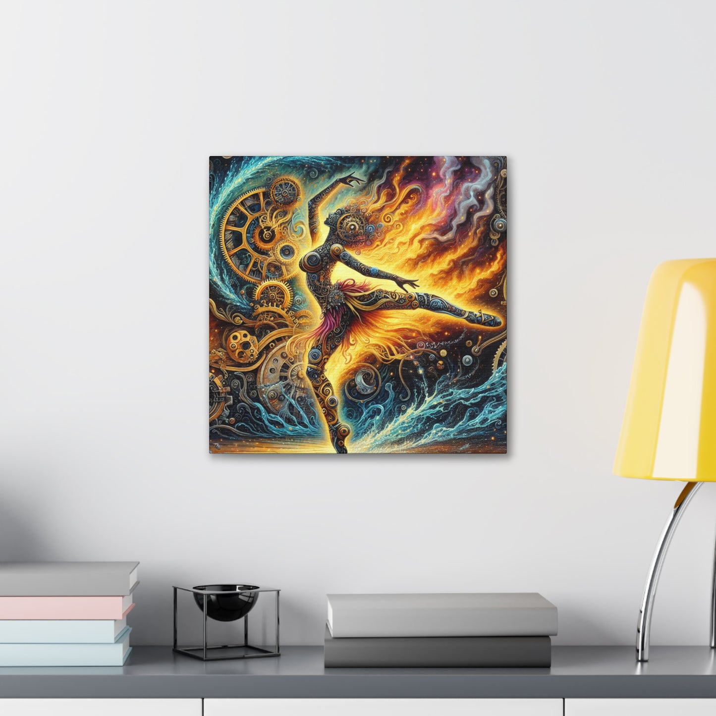 Mechanical Waltzing Whirlwind - Canvas