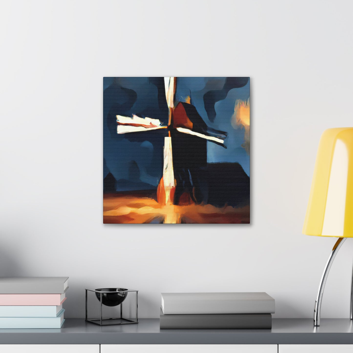 Windmill in Turbulence - Canvas