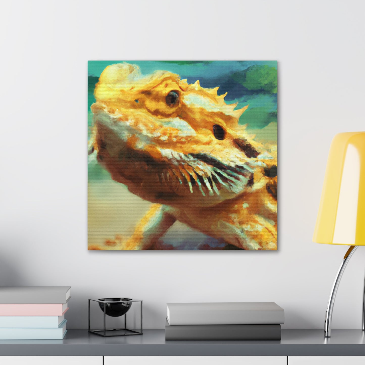 Bearded Dragon Majesty - Canvas