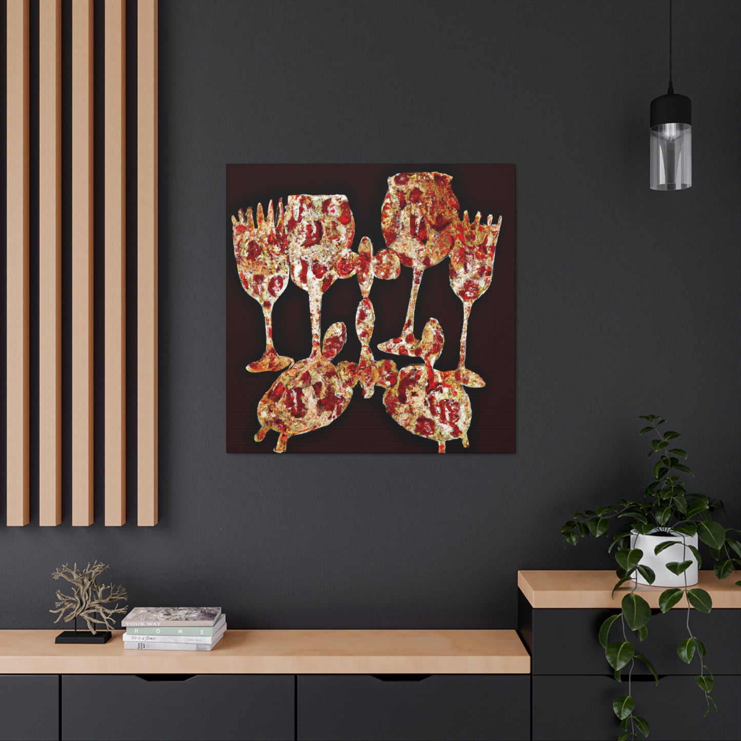 Feast on a Table - Canvas