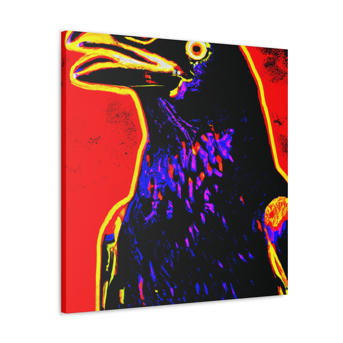 "American Crow Pop Art" - Canvas