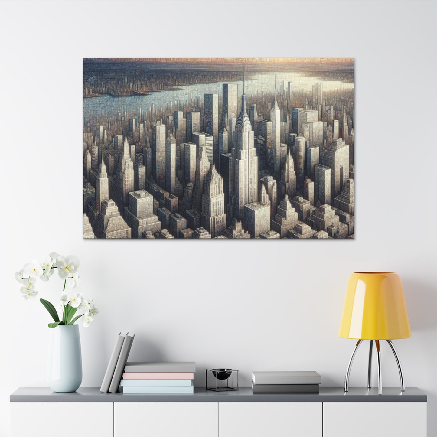 City of Concrete Dreams - Canvas