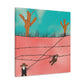 "Barbed Wire Freedom" - Canvas