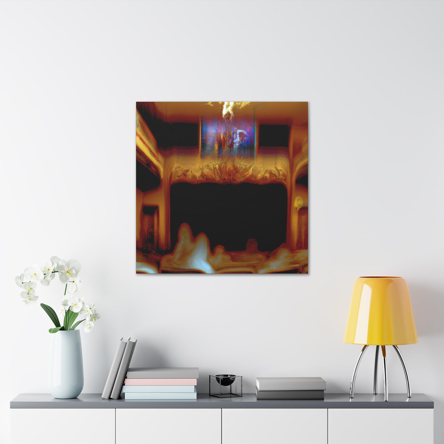 "Vintage Movie Palace Dream" - Canvas