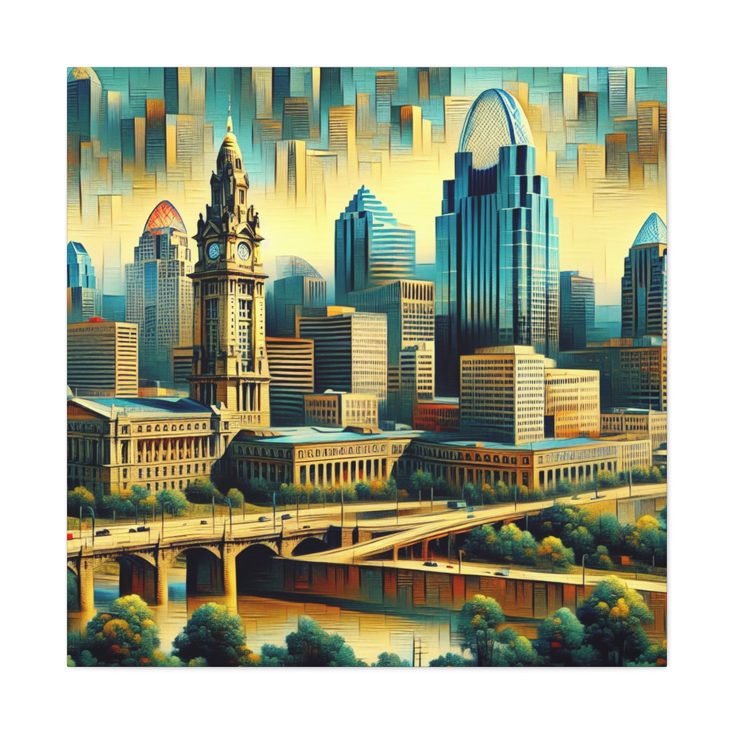 Queen City Vibes - Canvas