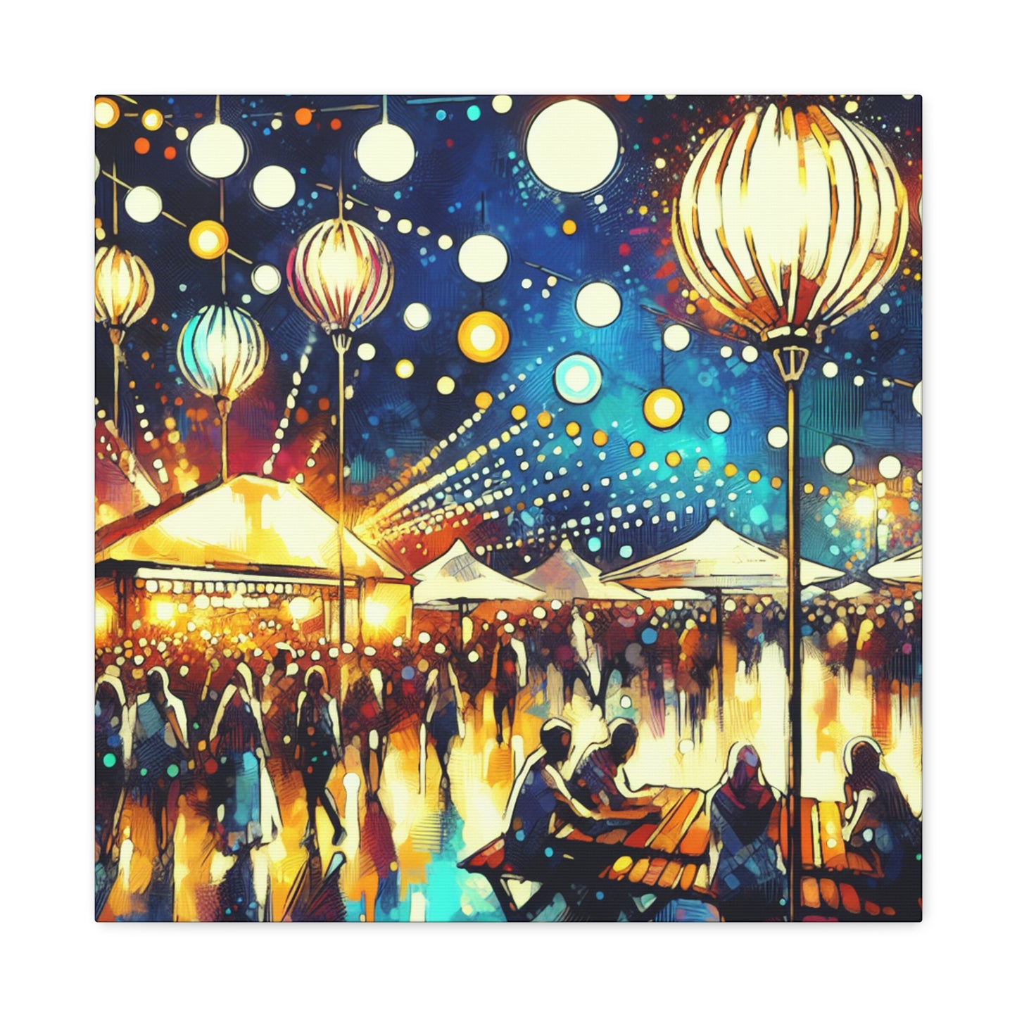 "Celebration of City" - Canvas