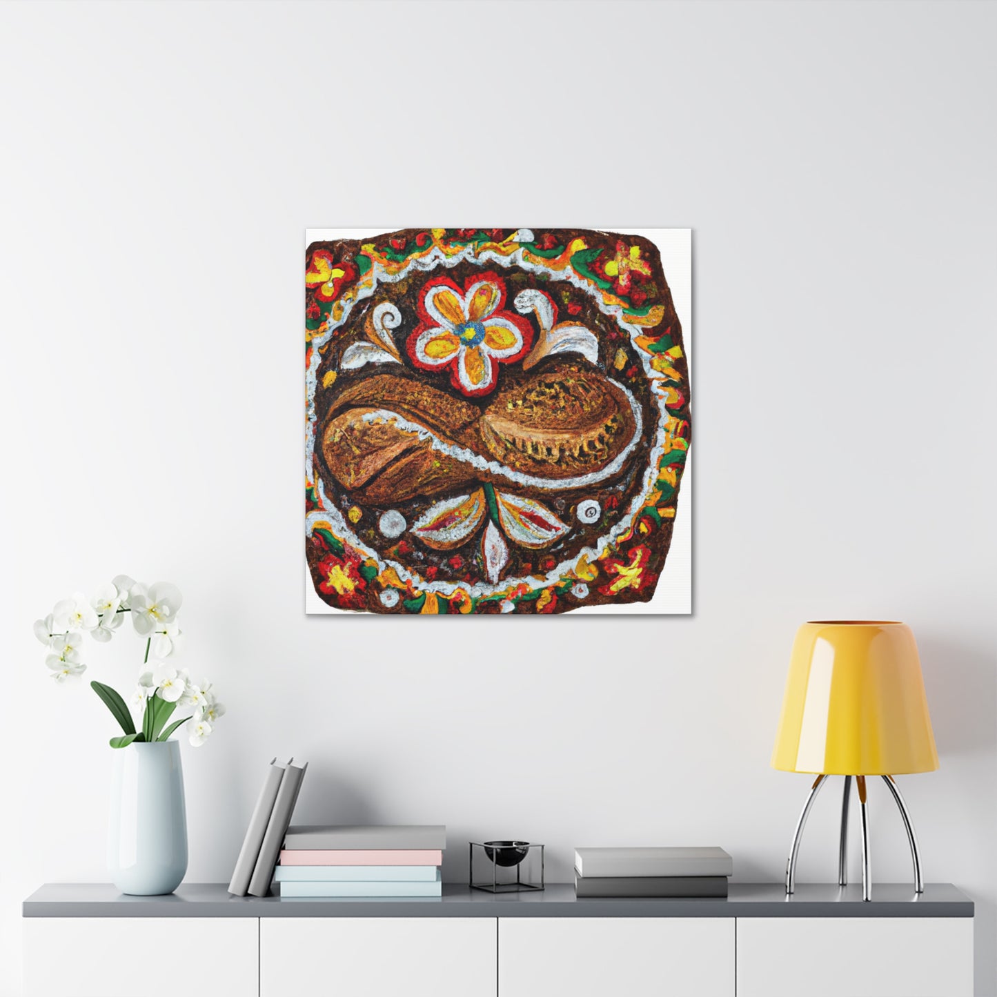 "Harvest of Fresh Bread" - Canvas