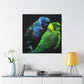 Lovebirds in Flight - Canvas