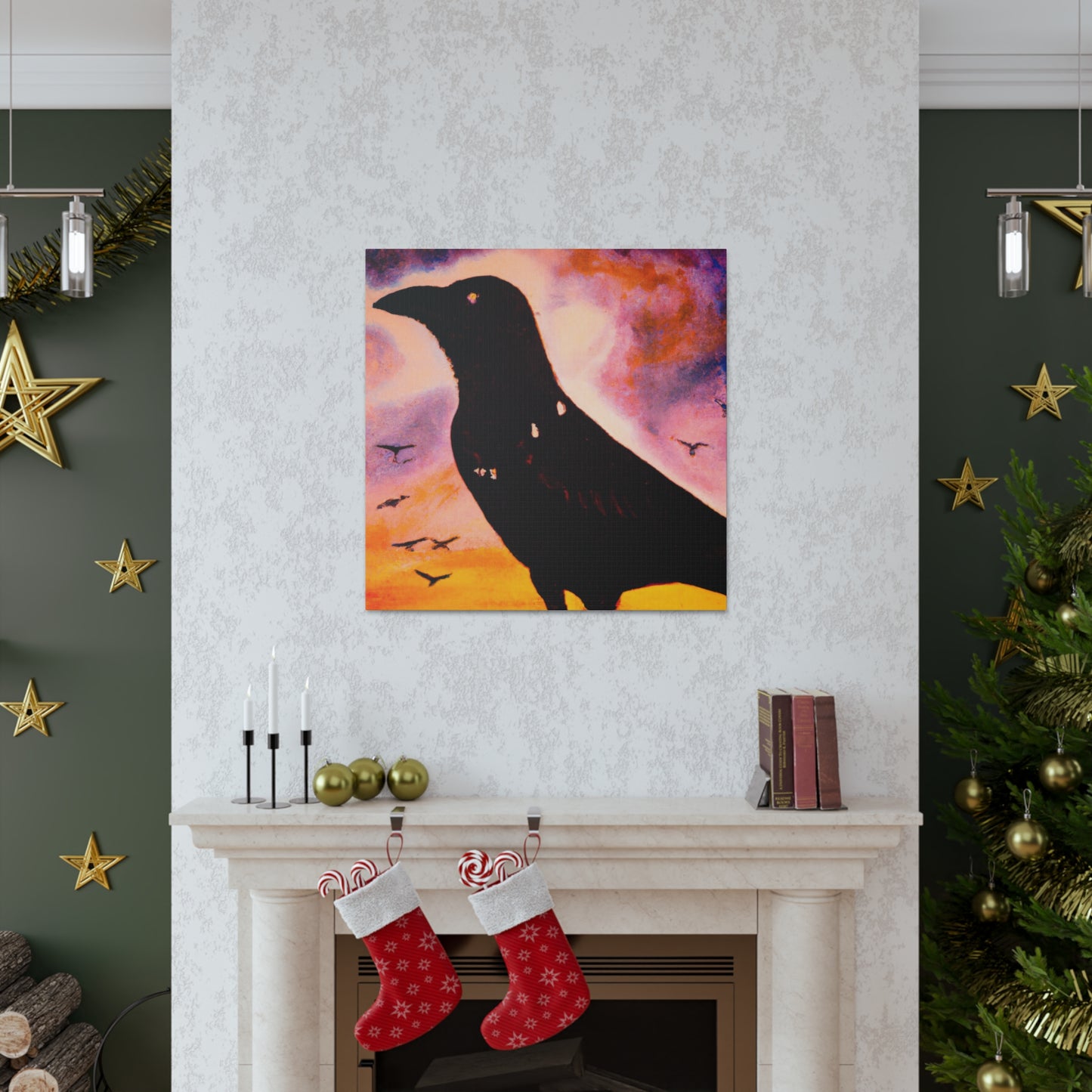 American Crow Glory - Canvas