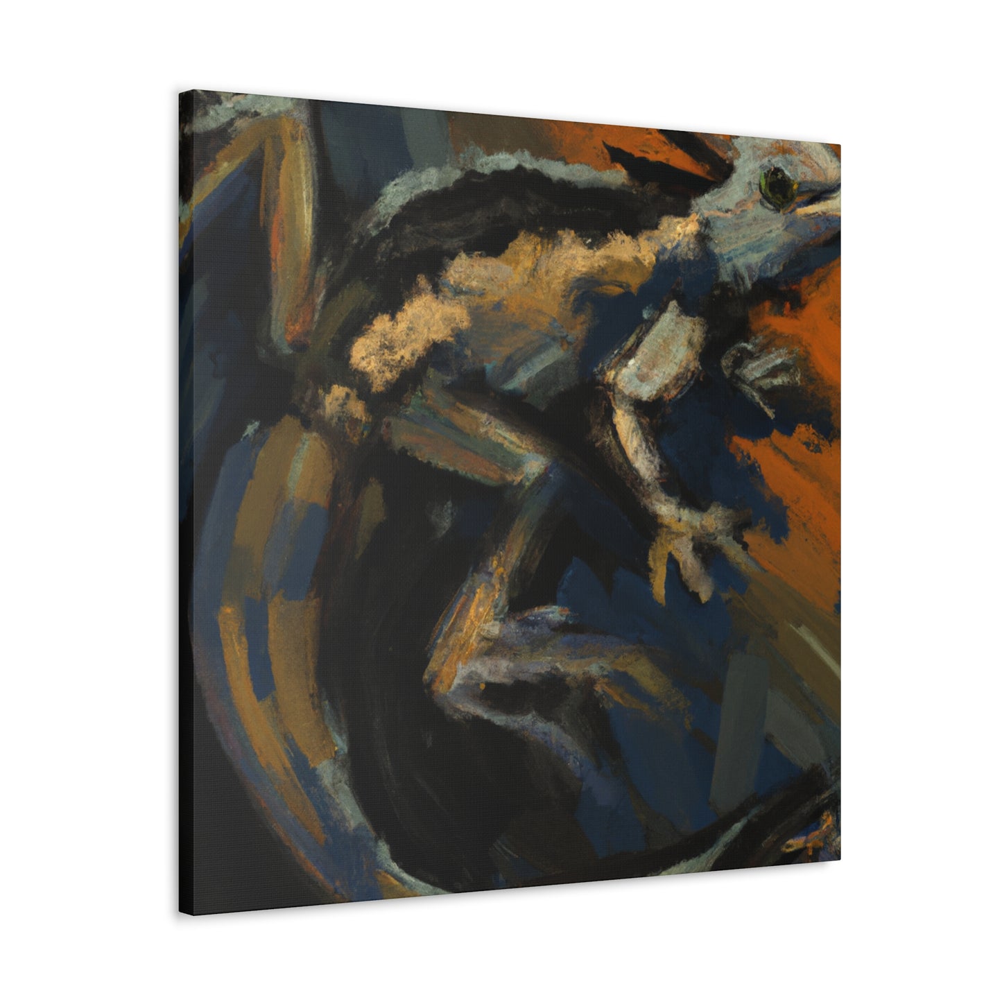 "Lizard Dance of Abstraction" - Canvas