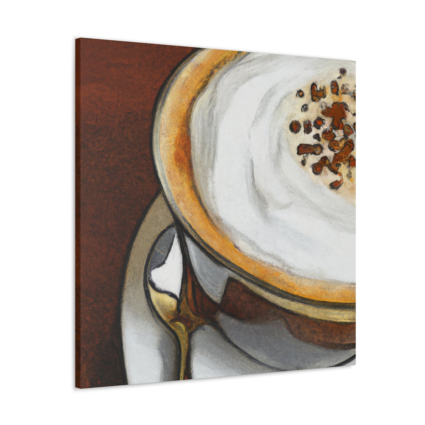 Cappucino in Art Deco - Canvas