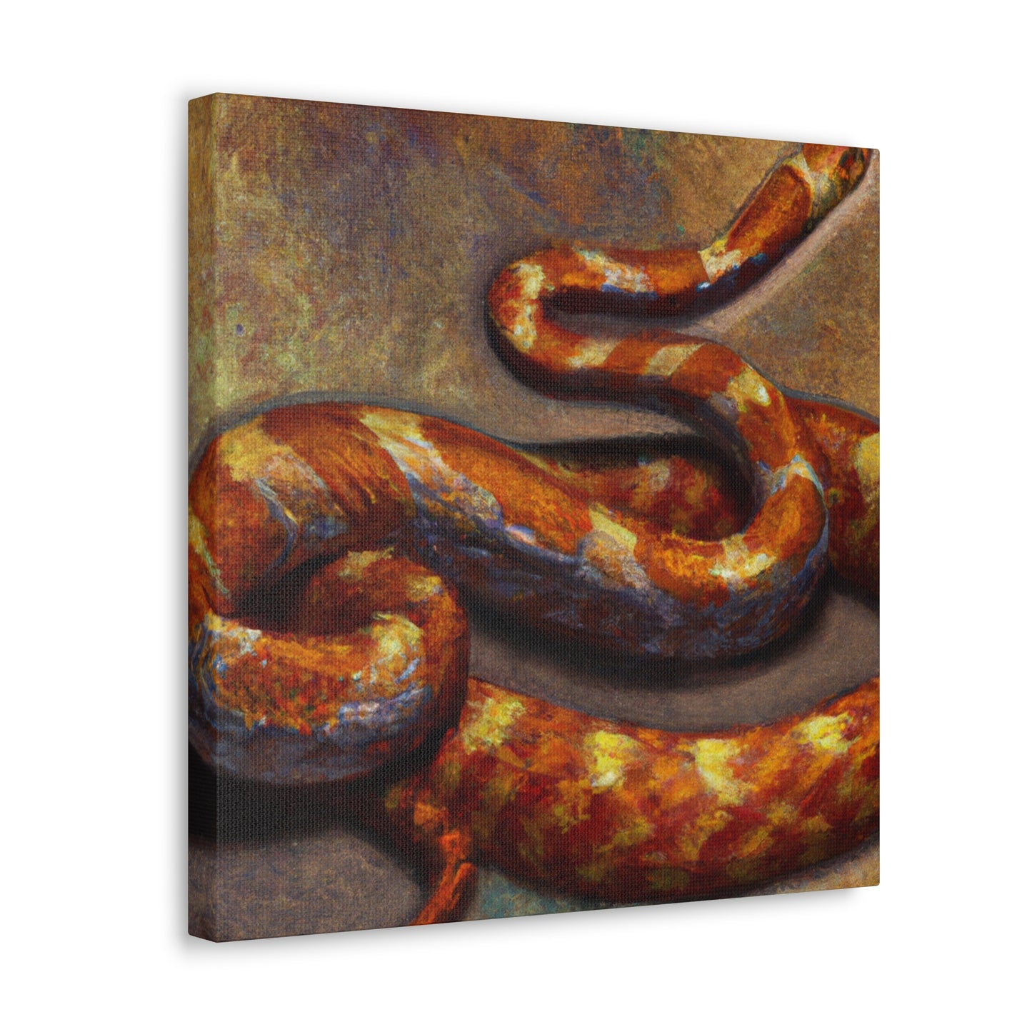 "Corn Snake Emergence" - Canvas