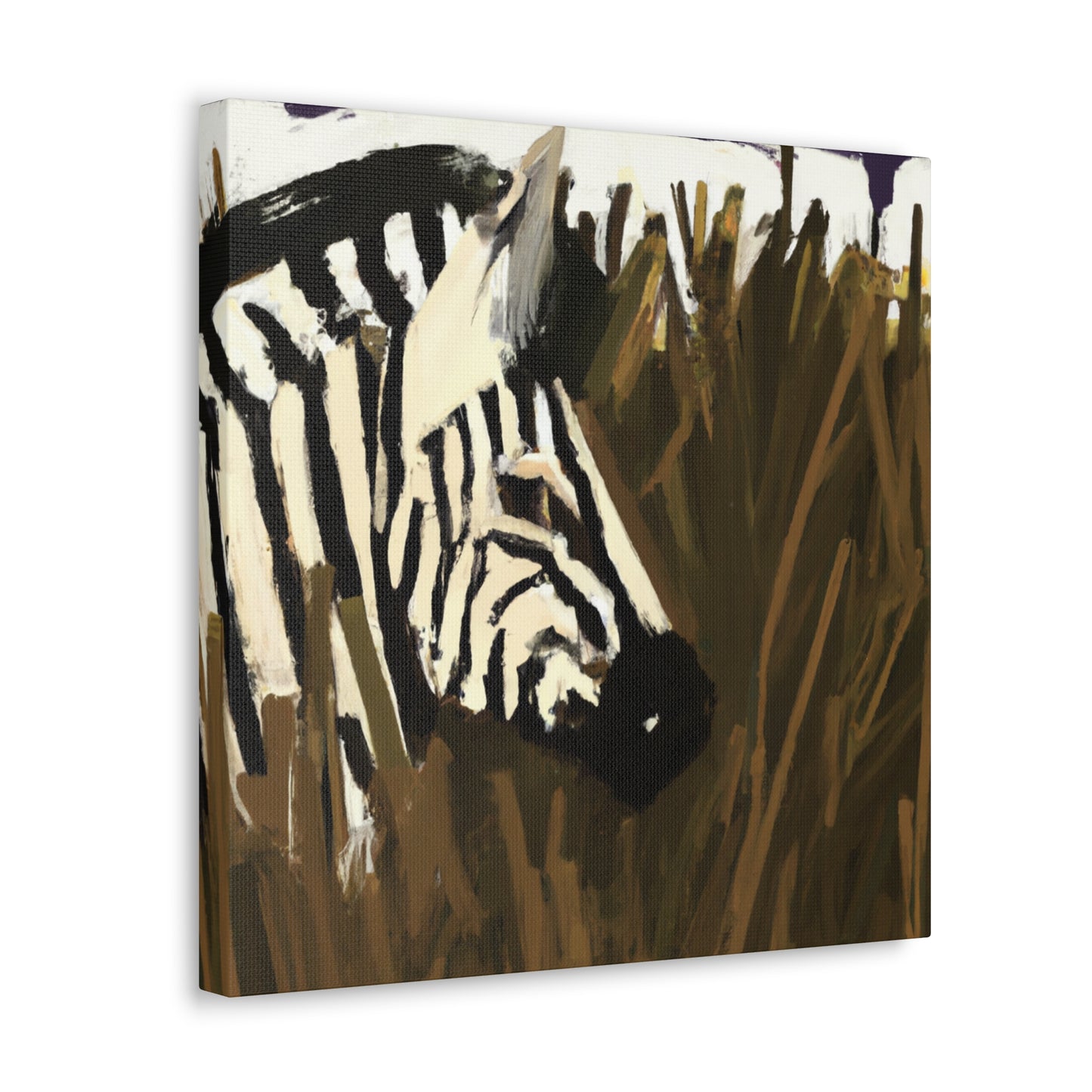 "Zebra in Transition Space" - Canvas