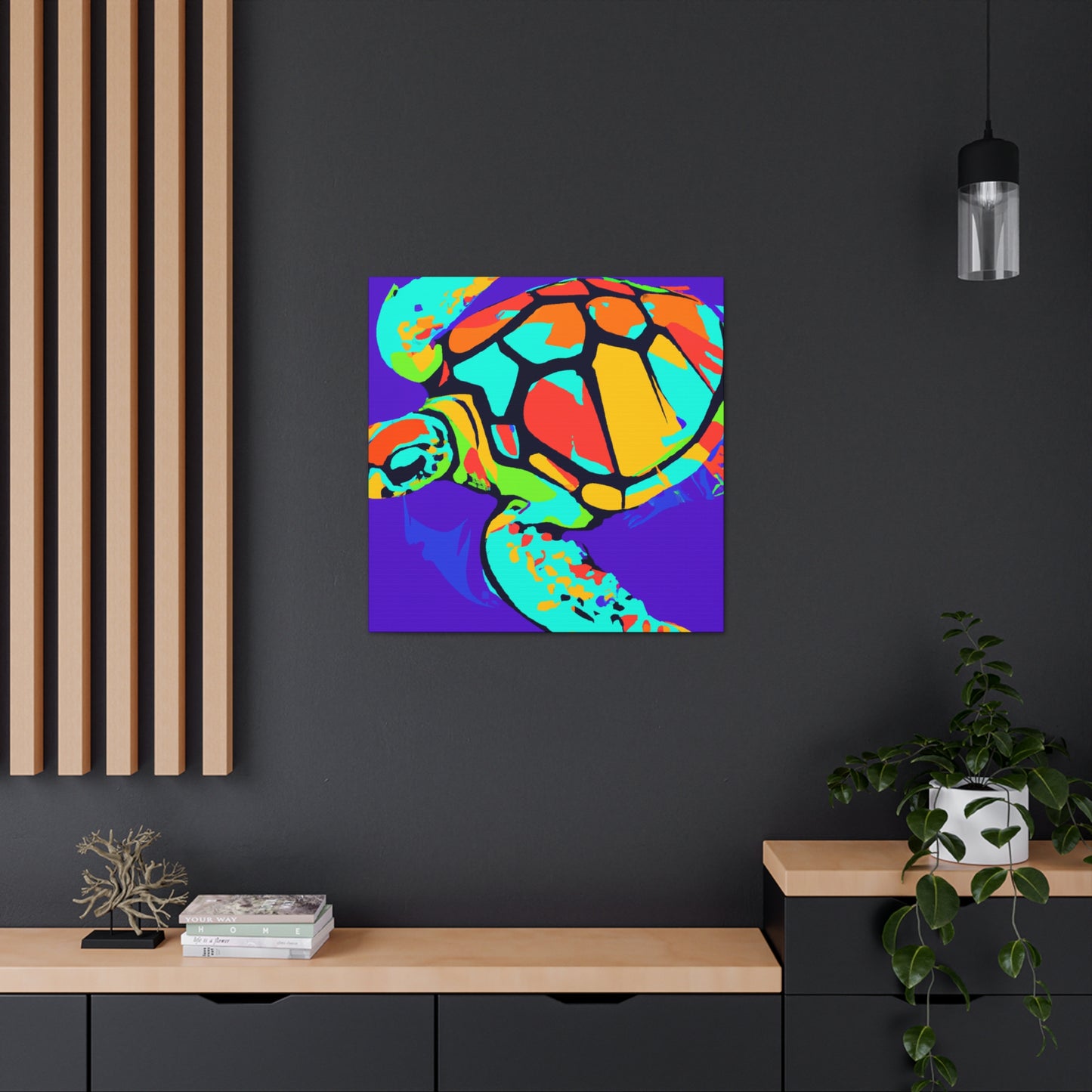 Sea Turtle Pop Brilliance - Canvas