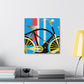 Bicycling Through Deco - Canvas