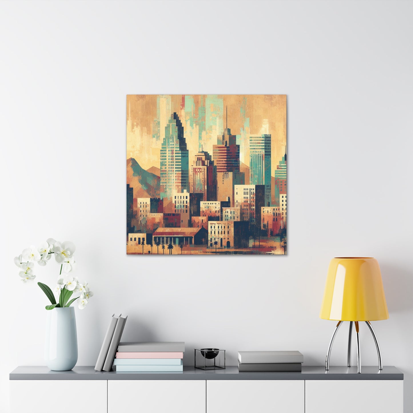 Burning Desert Rebirth - Canvas